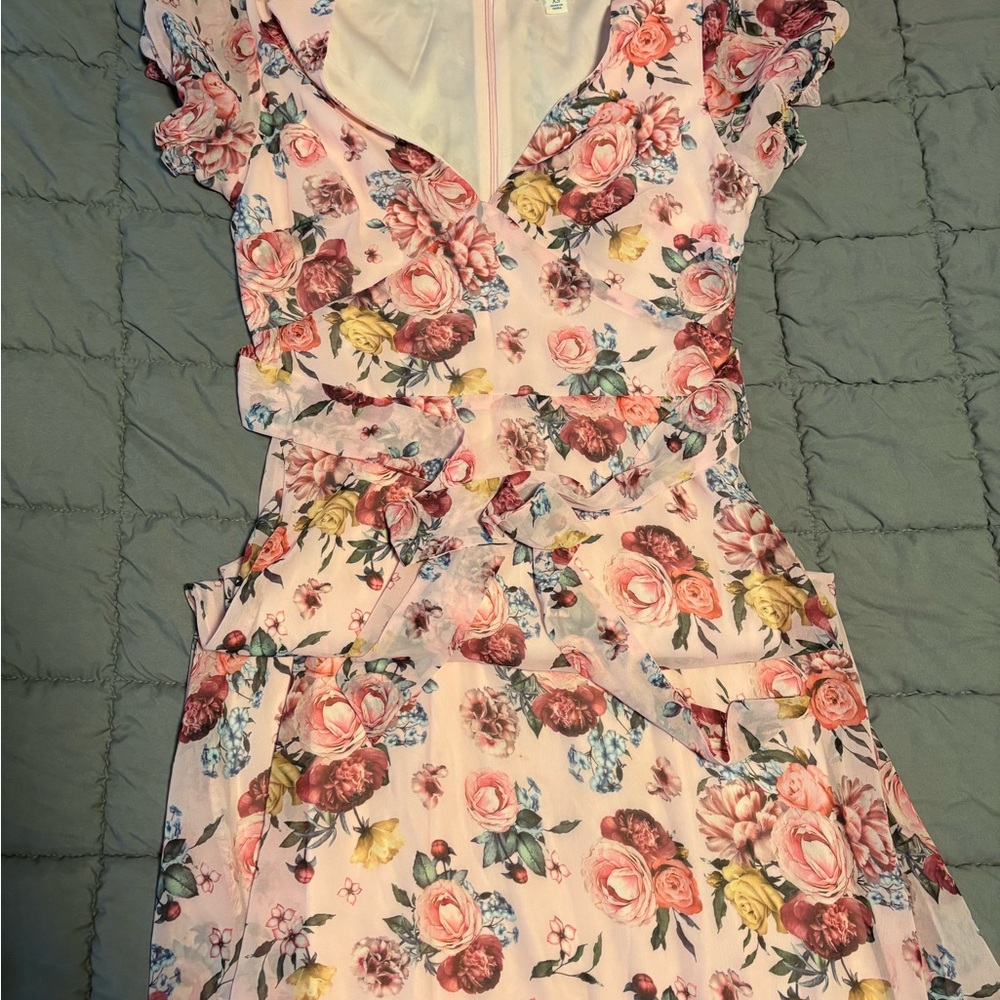 Floral Pink Dress